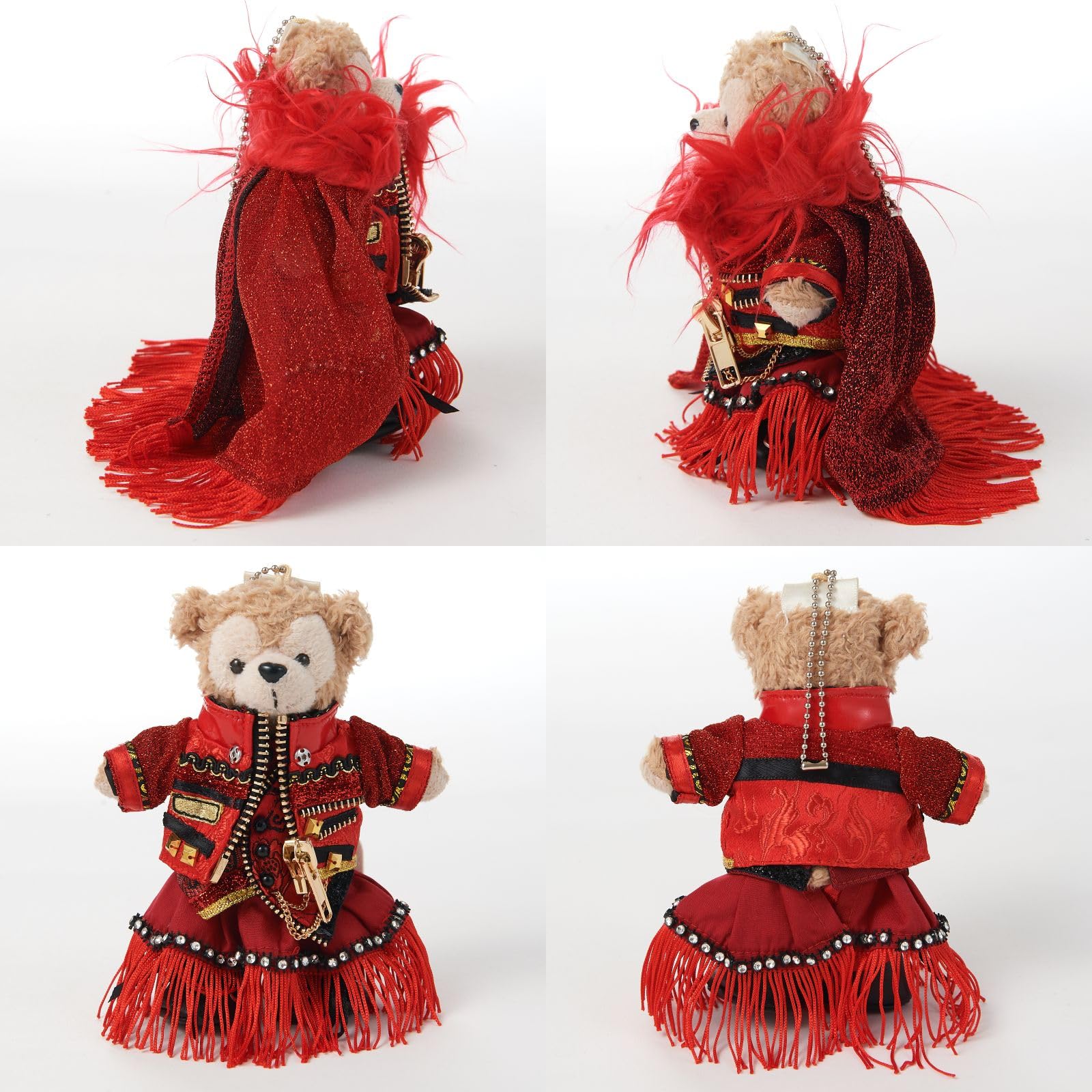 Amazon.co.jp: [atelier_memory] B858 ぬいぐるみ用衣装 Honey 赤衣装